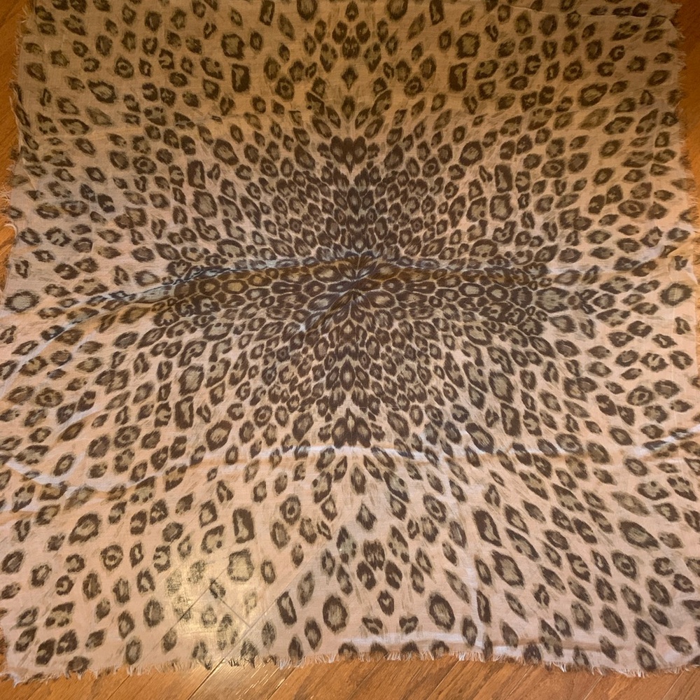 Leopard Print Scarf
